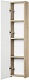 Акватон Шкаф подвесной Мишель 23 дуб эндгрейн/белый – фотография-7